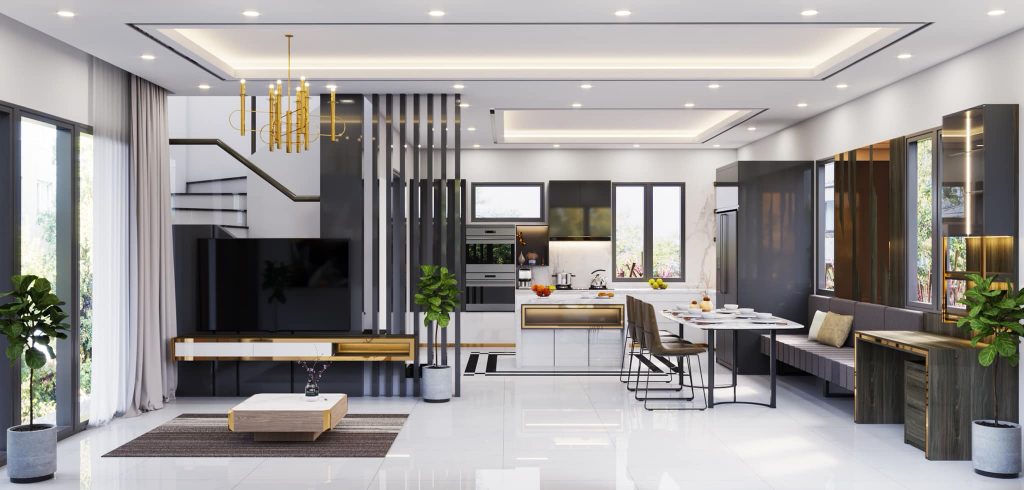 Phong cách nội thất hiện đại sự lựa chọn của nhiều gia đình trẻ hiện nay